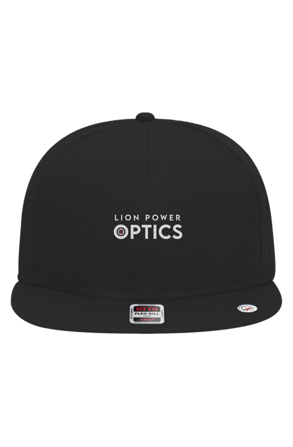LPO White Stitch 6 Panel Pro Style Snapback Hat