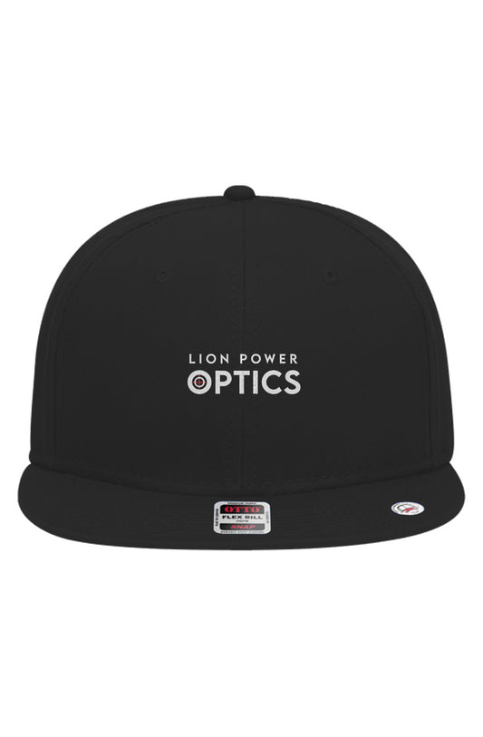 LPO White 2 Stitches 6 Panel Pro Style Snapback Hat