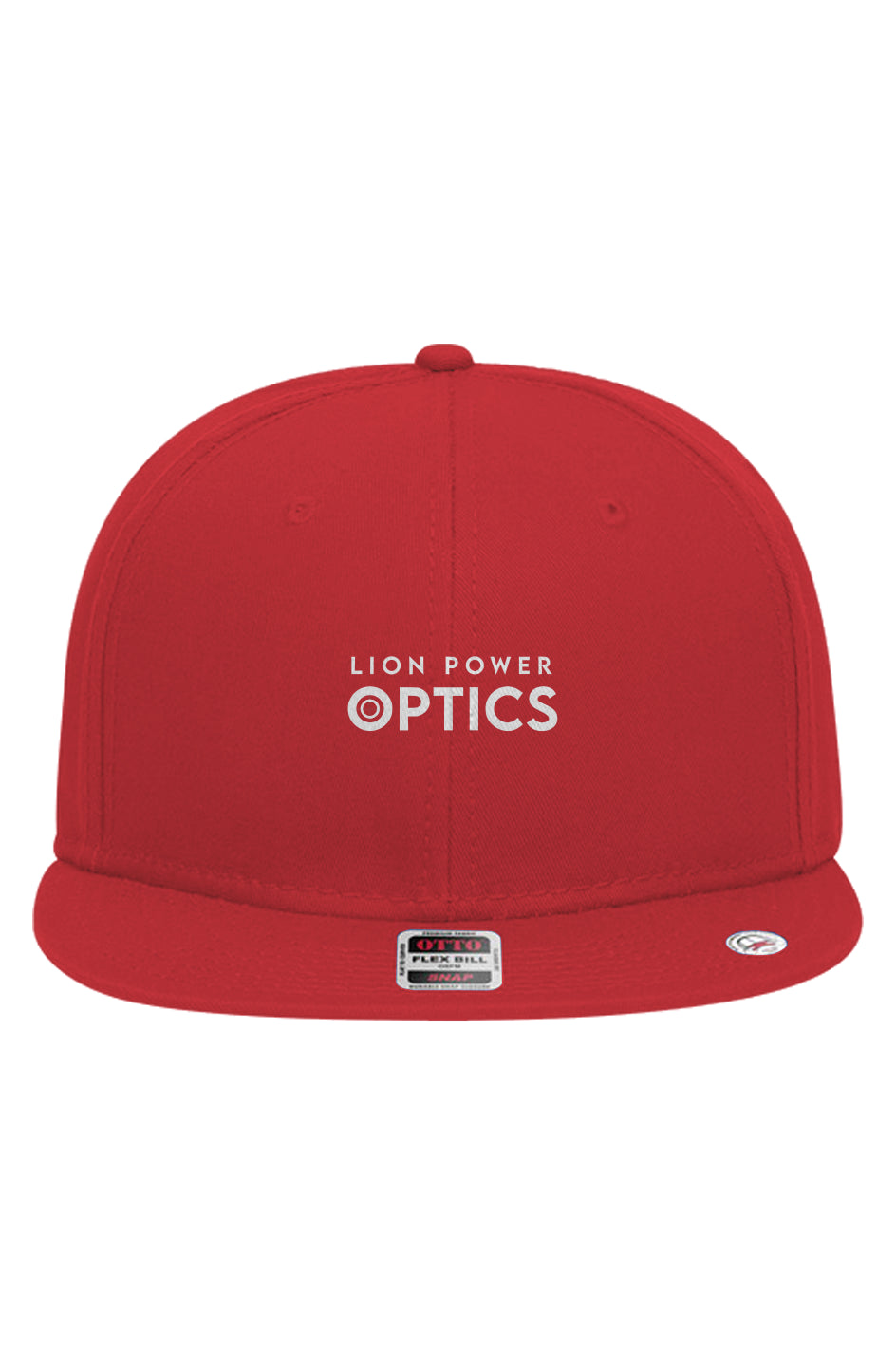 LPO White 2 Stitches 6 Panel Pro Style Snapback Hat