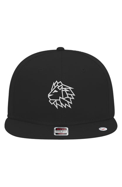 LPO White 2 Stitches 6 Panel Pro Style Snapback Hat