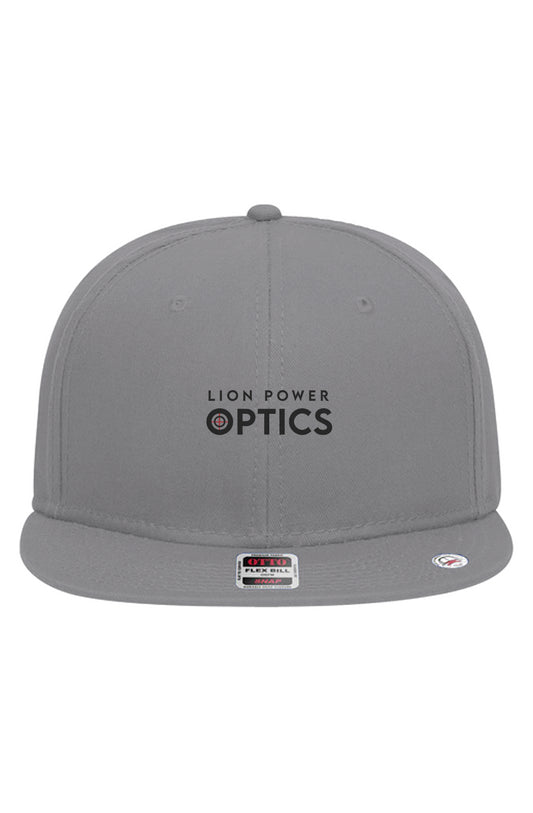 LPO Black 2 Stitches 6 Panel Pro Style Snapback Hat