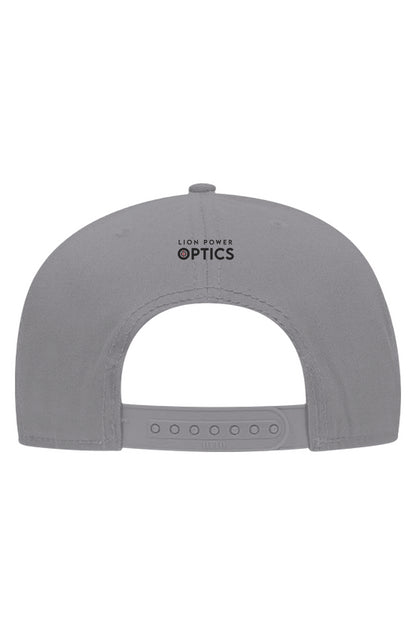 LPO Black 2 Stitches6 Panel Pro Style Snapback Hat