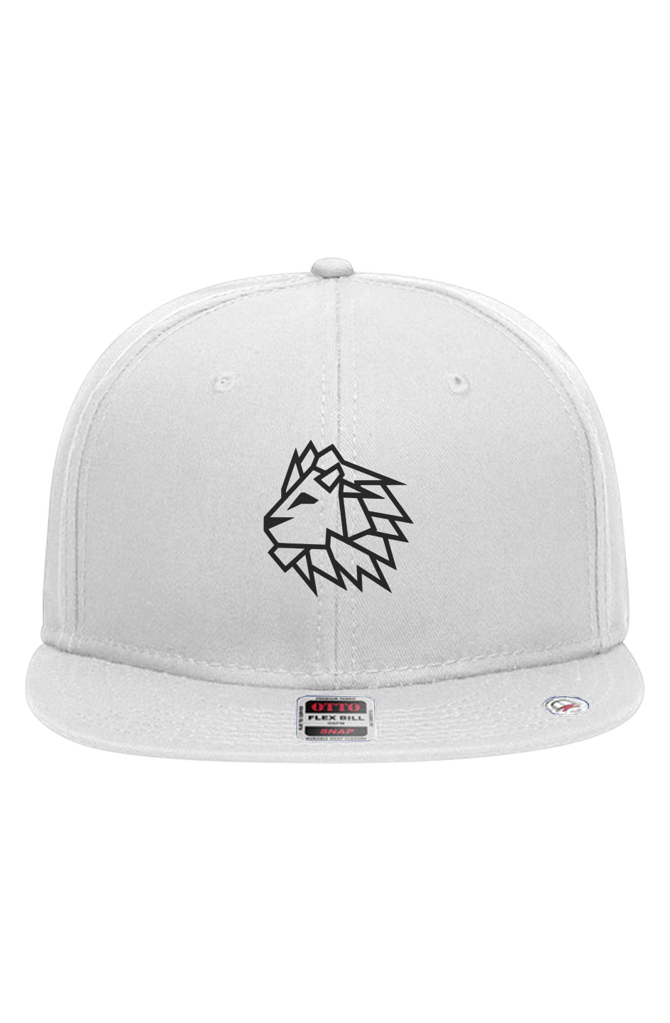 LPO Black 2 Stitches6 Panel Pro Style Snapback Hat