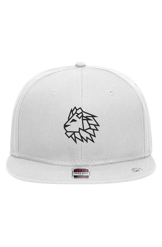 LPO Black 2 Stitches6 Panel Pro Style Snapback Hat